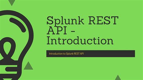 However, accessing Splunks REST API from naked C turned out to be so absurdly difficult (because of shortcomings of C, mind you) that I quickly looked for an easier way. . Rest api splunk